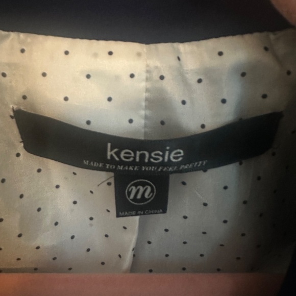 Kensie Navy Blue Blazer with Silk Lining - Slim Fit - Medium - Picture 2 of 5